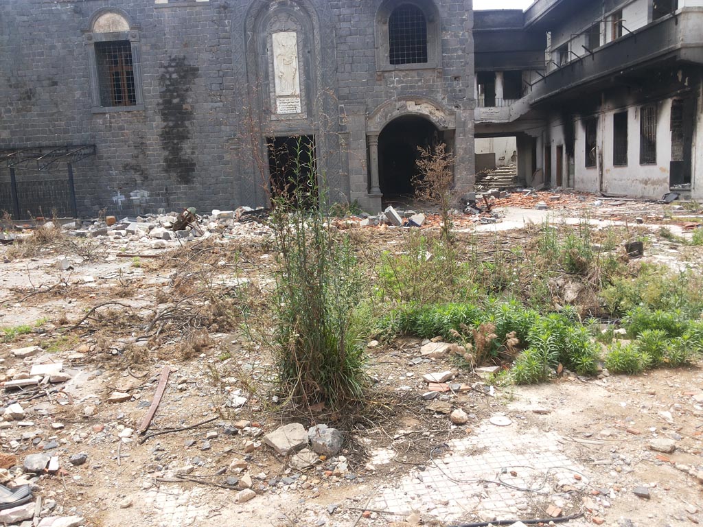 Homs first day after “liberation”