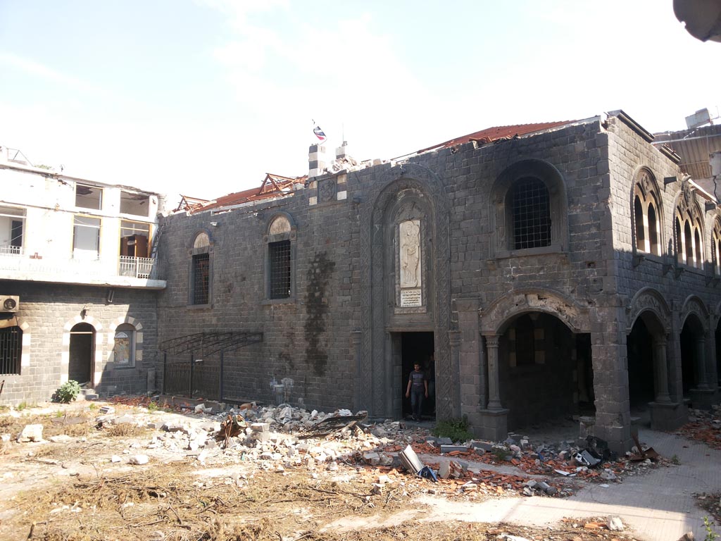 Homs first day after “liberation”