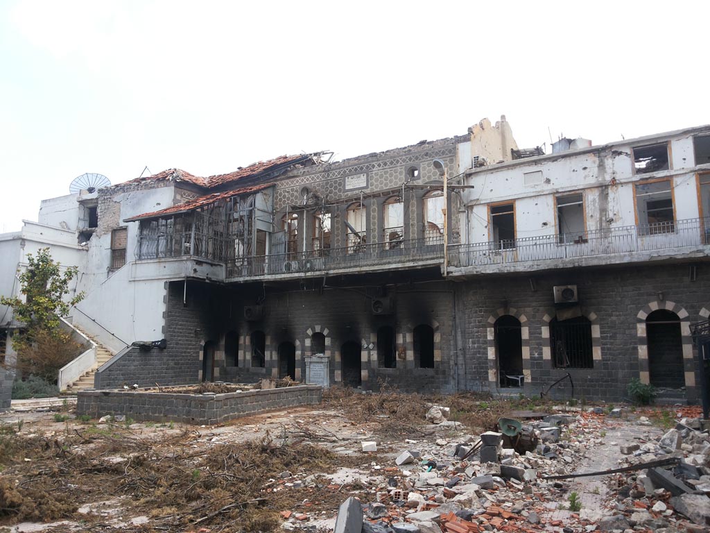 Homs first day after “liberation”