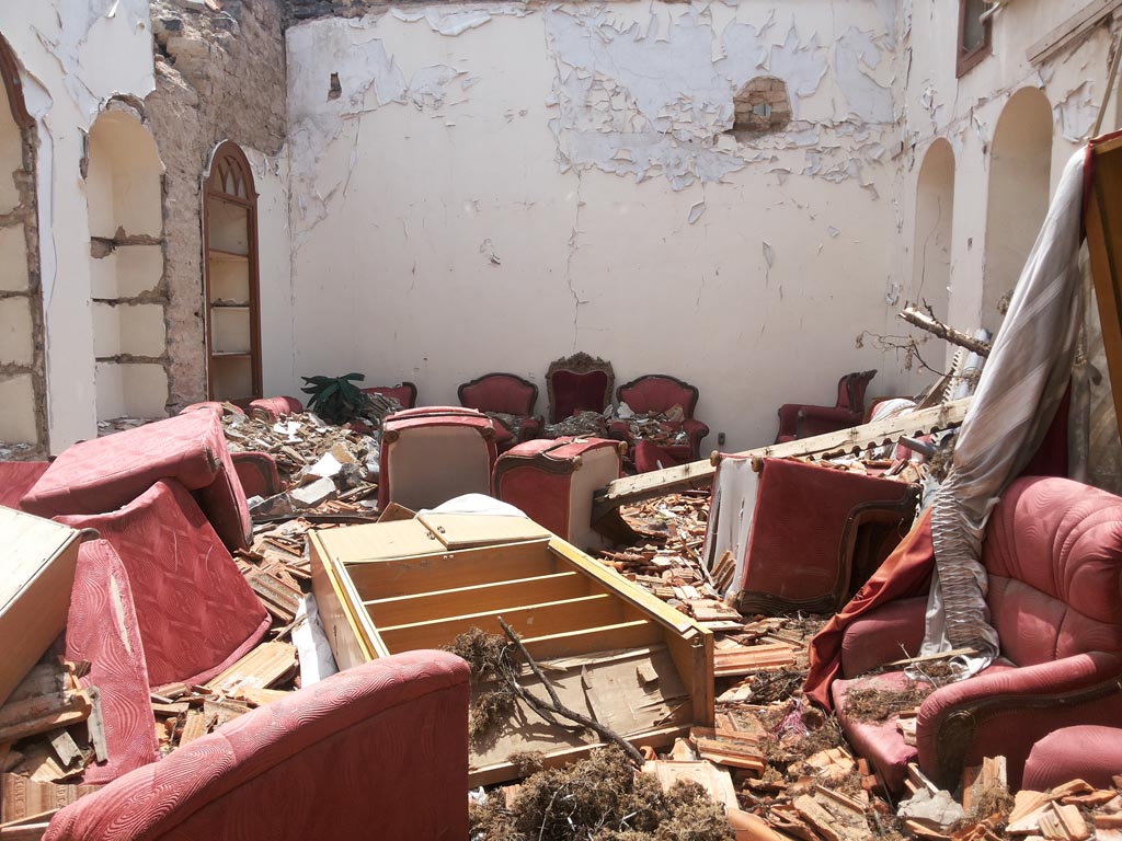 Homs first day after “liberation”