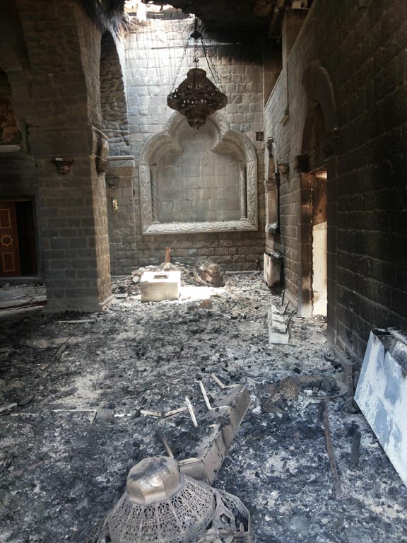Homs first day after “liberation”
